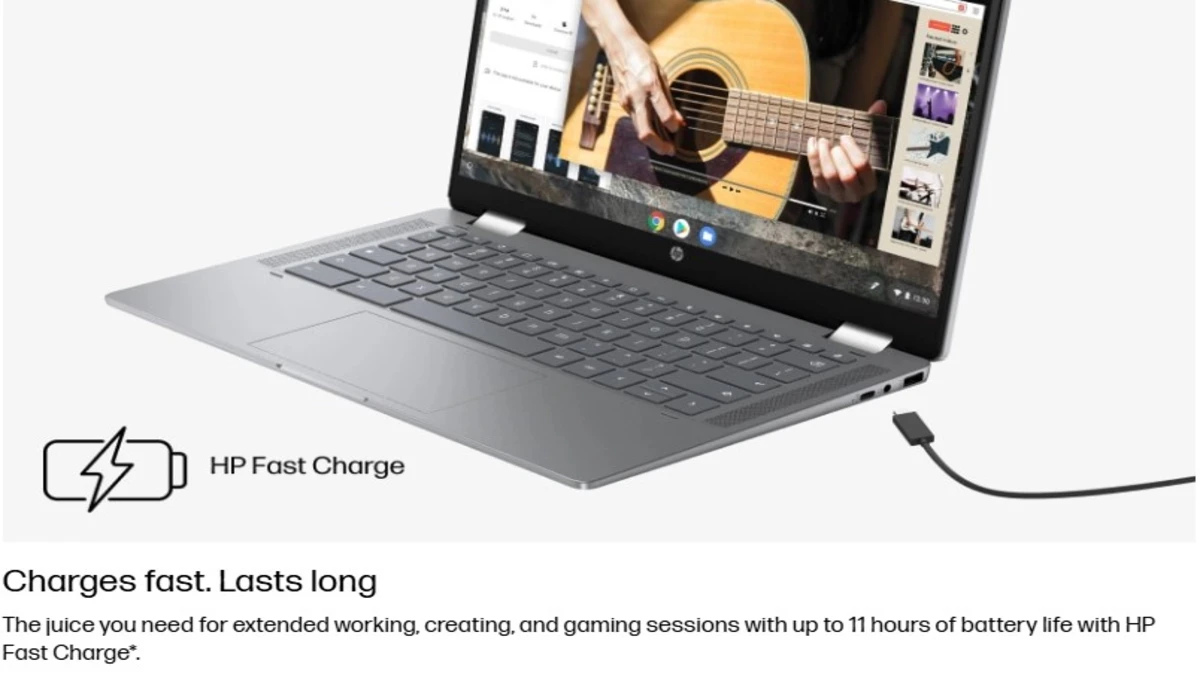 charging capacity for hp chromebook