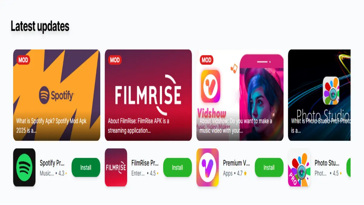 massive library at apkgstore