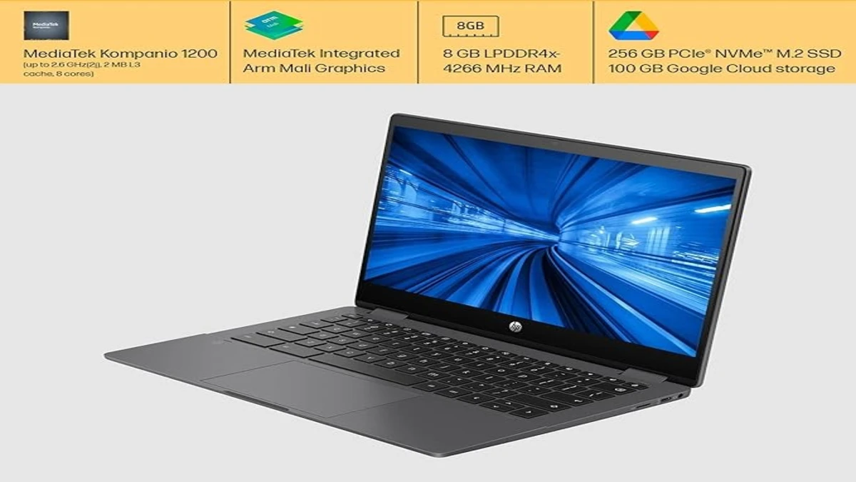 memory and storage capacity in hp chromebook