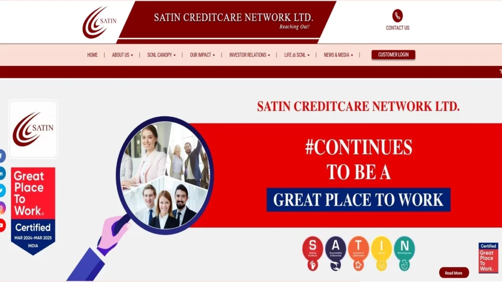 satin lms website