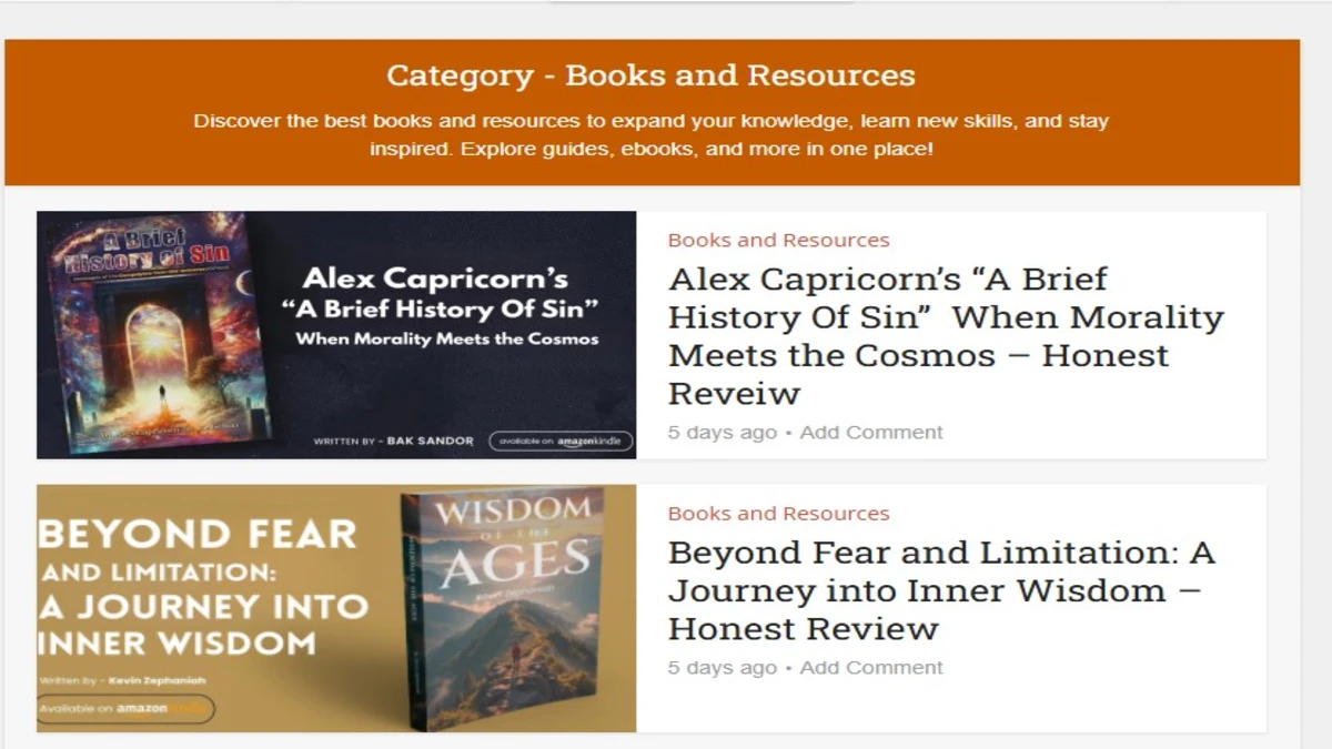 various categories on educationbeing com